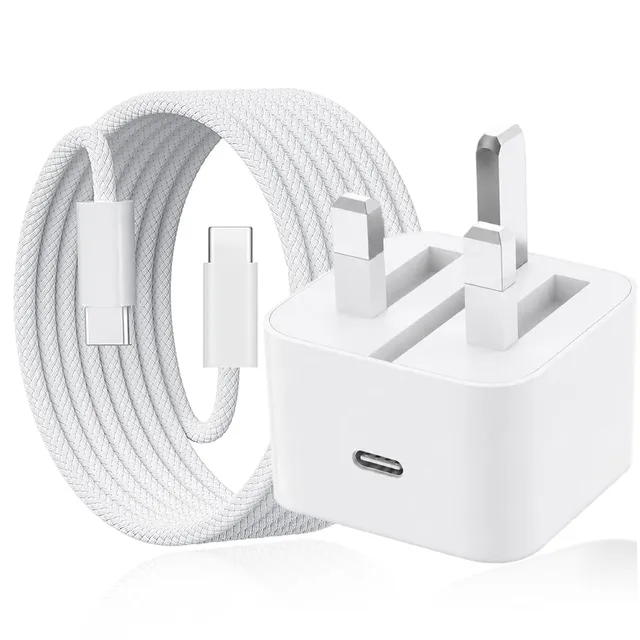 Original iPhone charging cable and earphones